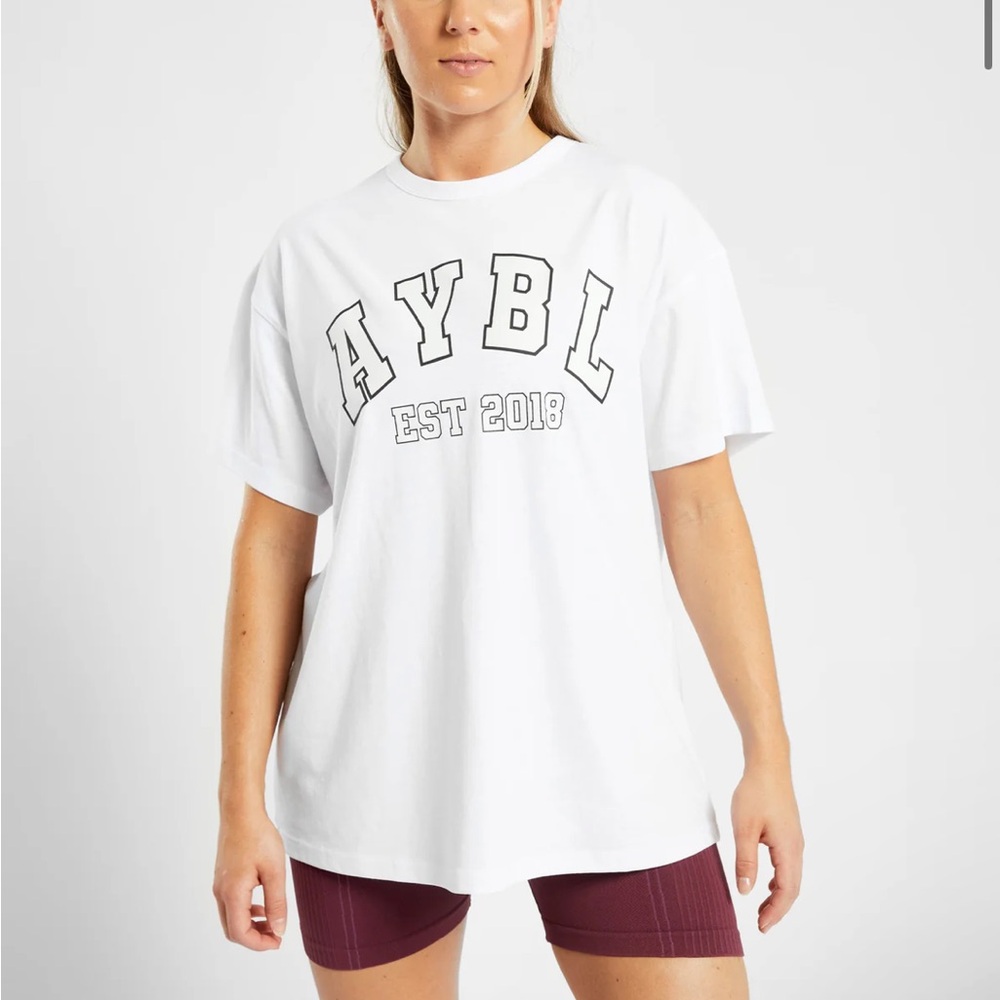 AYBL Varsity Oversized T Shirt ladies sz XXL
